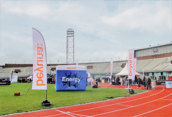 rtl, energy, beyuma, hardlopen, parcours, rennen, standbouw, decoratie, aankleding, evenement, event, entertainment, running, outdoor, tv, faciliteren